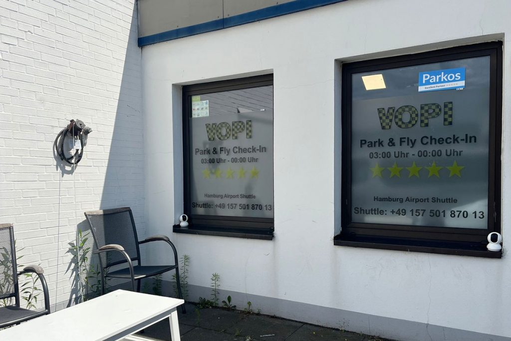 Park-fly Service Hamburg Flughafen www.vopi-hamburg.de